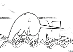 narwhal Coloring Pages To Print